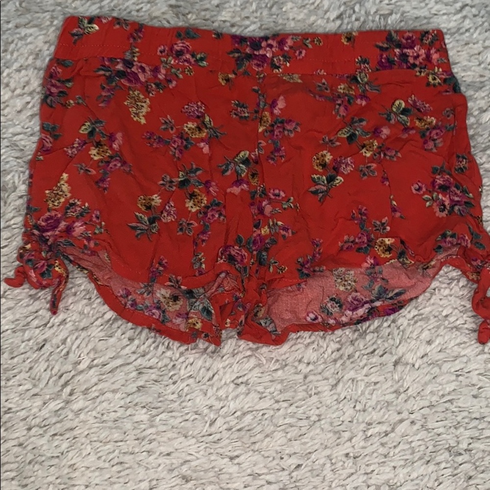 Red shorts